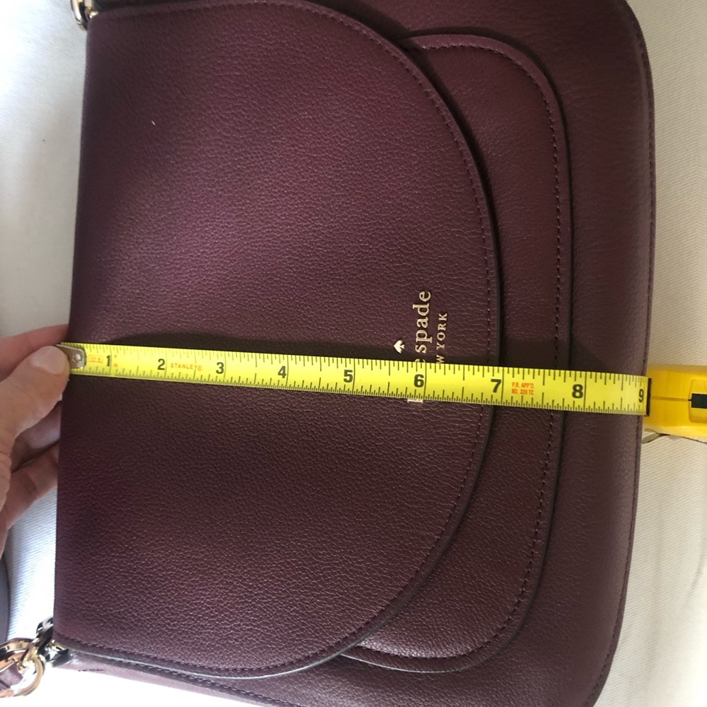 Kate Spade New York Kailee flap shoulder bag,Burgundy NWOT